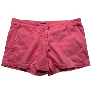 Simply Styled Sears Pink Chino‎ Shorts Womens SZ 14 Cotton Twill Mid Rise #538